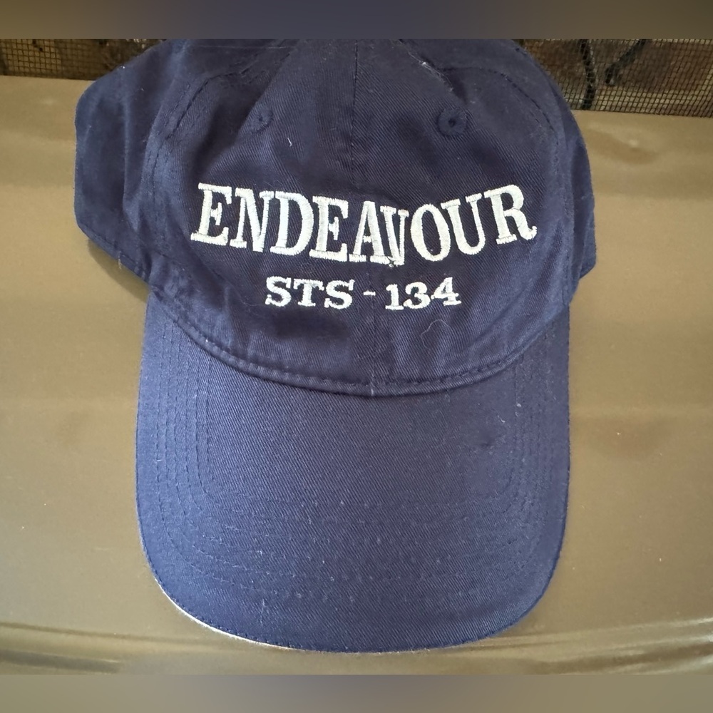 Navy Blue Endeavour STS-134 Ball Cap